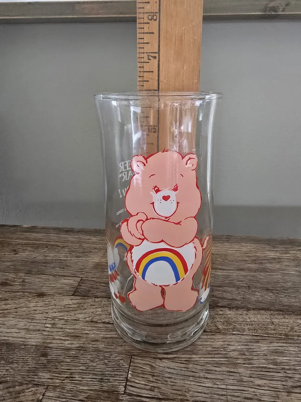 Vintage Care Bear Collector's Series Glass From Pizza Hut